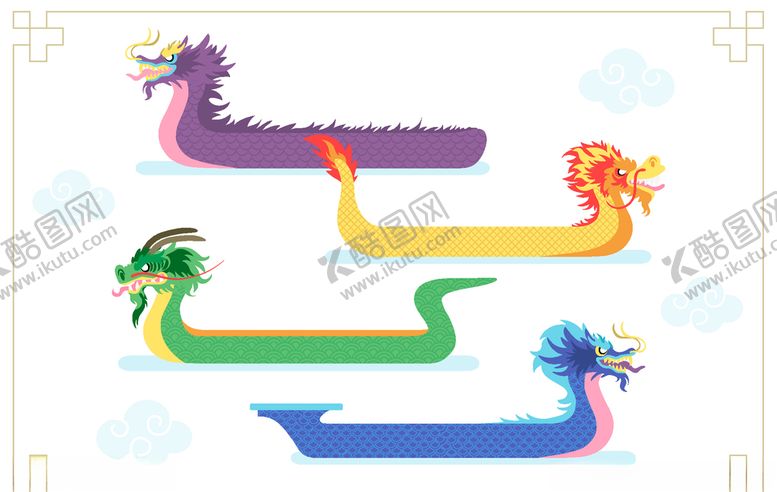 编号：99113609122336395047【酷图网】源文件下载-划龙舟