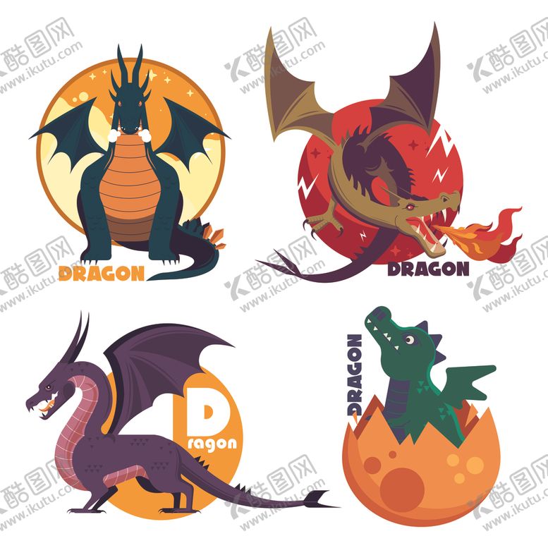 编号：21826310130645081022【酷图网】源文件下载-恐龙图标