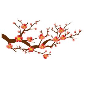 中国风水墨梅