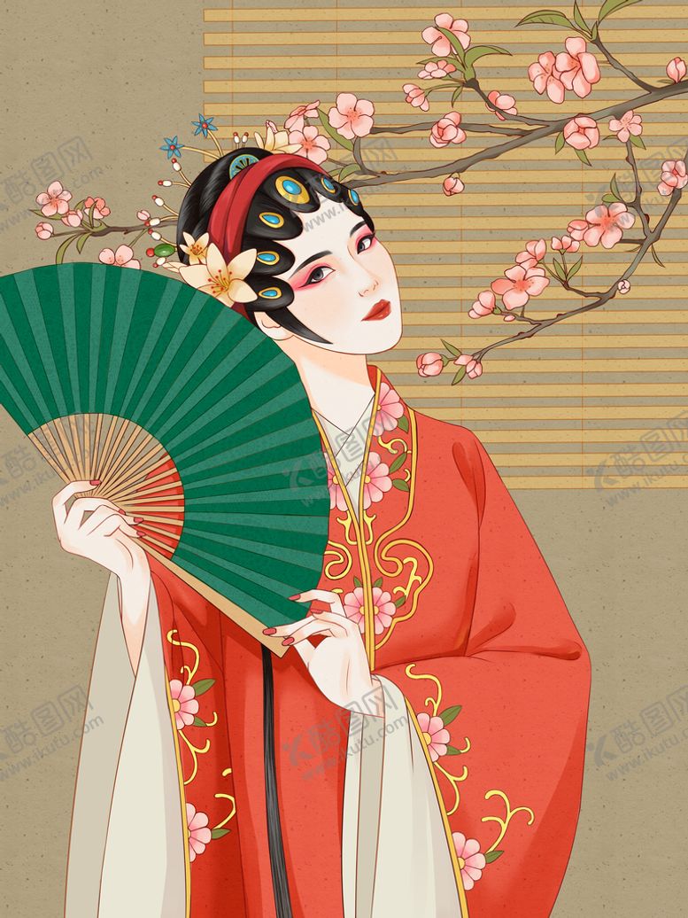 编号：30429609210846148905【酷图网】源文件下载-中国风古装美女