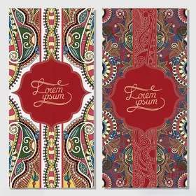 民族风婚礼请柬设计图