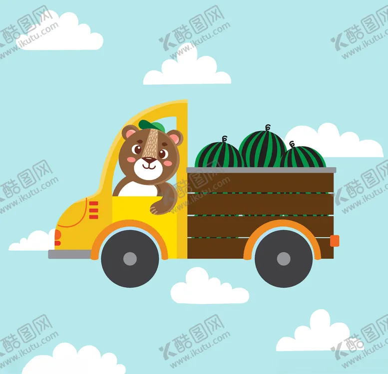 编号：45561406240934479498【酷图网】源文件下载-动物汽车