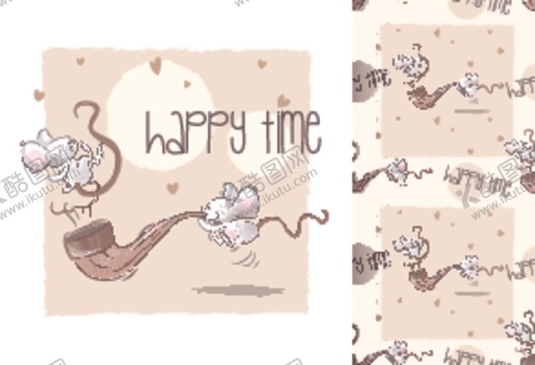 编号：67291310302303062349【酷图网】源文件下载-卡通印花图案