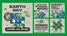 保护地球日系列海报