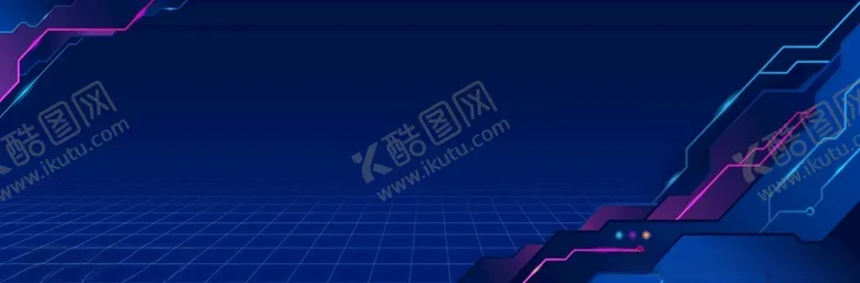 编号：85117204171704133322【酷图网】源文件下载-炫酷蓝紫渐变科技背景