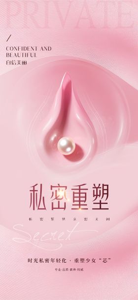 医美私密重塑海报