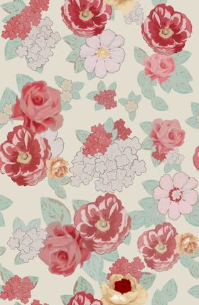 大牌复古花卉图案