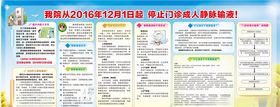 展板宣传栏急诊输液流程