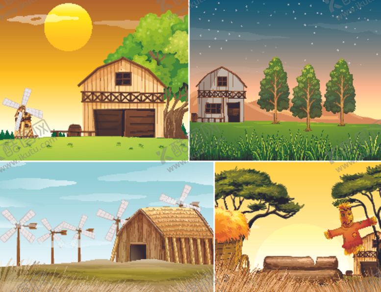 编号：63523809141101172119【酷图网】源文件下载-卡通农场