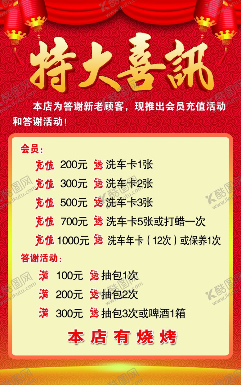 编号：98929807140239248979【酷图网】源文件下载-喜讯海报
