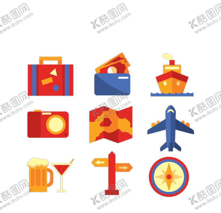 编号：58041007031848311494【酷图网】源文件下载-旅行元素