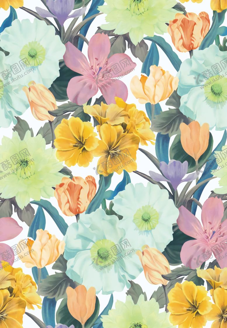 编号：38546709261227053167【酷图网】源文件下载-大牌手绘花