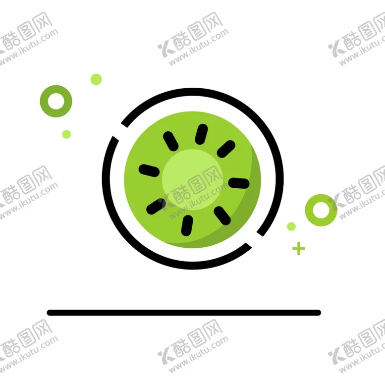 编号：91362202231754292505【酷图网】源文件下载-猕猴桃插画