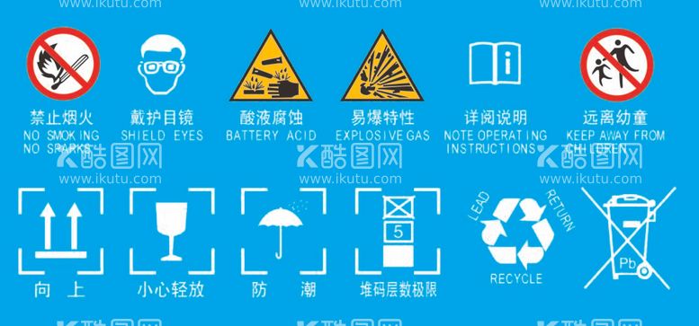 编号：25459912040709086505【酷图网】源文件下载-防潮易爆标志