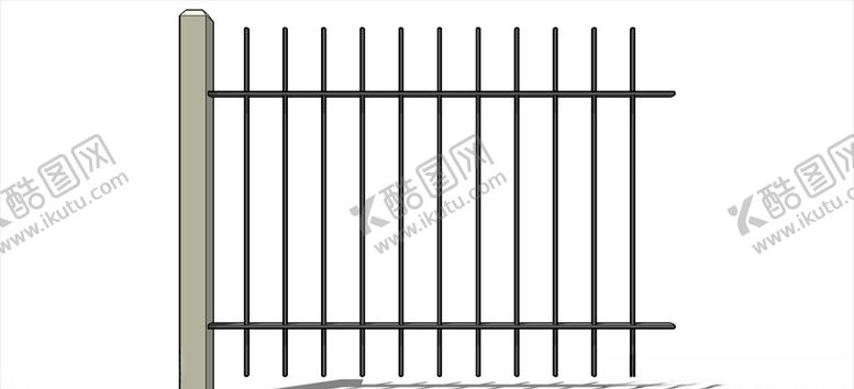 编号：70597809172227364748【酷图网】源文件下载-铁栏铁门围栏院子素材
