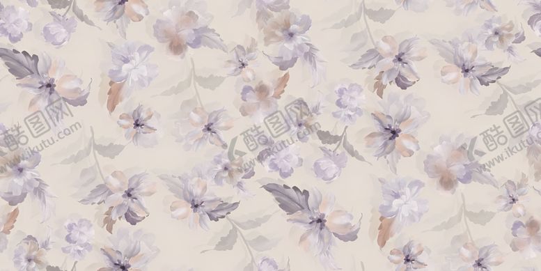 编号：39683004061227585520【酷图网】源文件下载-淡雅花卉图案背景纹理
