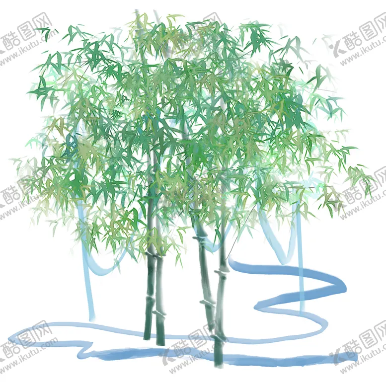 编号：96518304221723286785【酷图网】源文件下载-水墨竹子