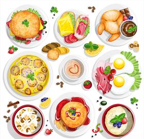 卡通食物