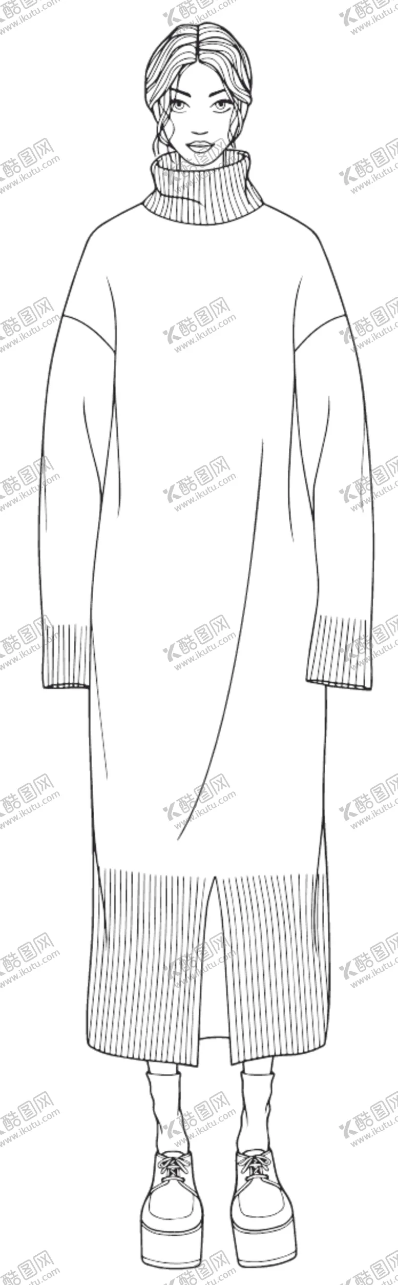 编号：34645107010303546276【酷图网】源文件下载-款式图