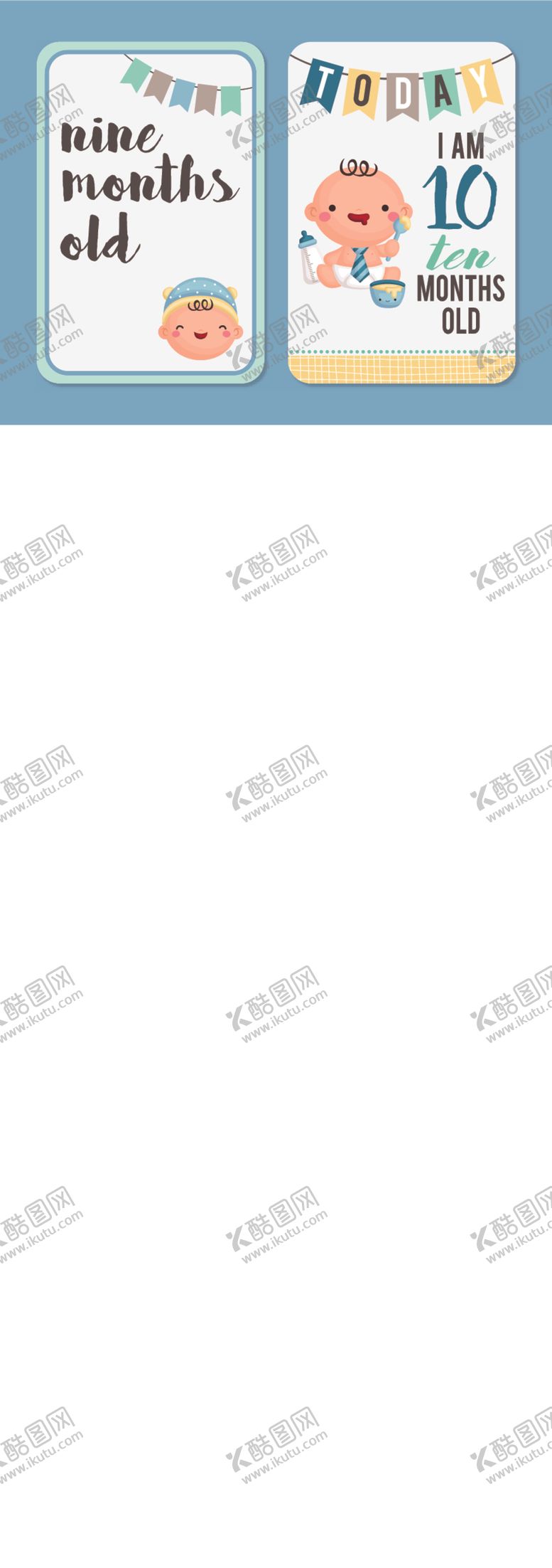 编号：61232211021447526493【酷图网】源文件下载-宝宝成长纪念卡片