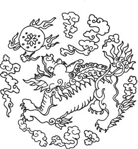 镂空花图案