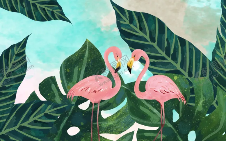 编号：81446109091116077583【酷图网】源文件下载-文艺北欧背景墙壁纸