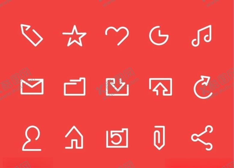 编号：60898109240609355632【酷图网】源文件下载-线性图标