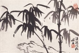 竹子国画