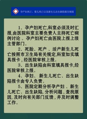 孕产妇死亡婴儿死亡及新生儿出