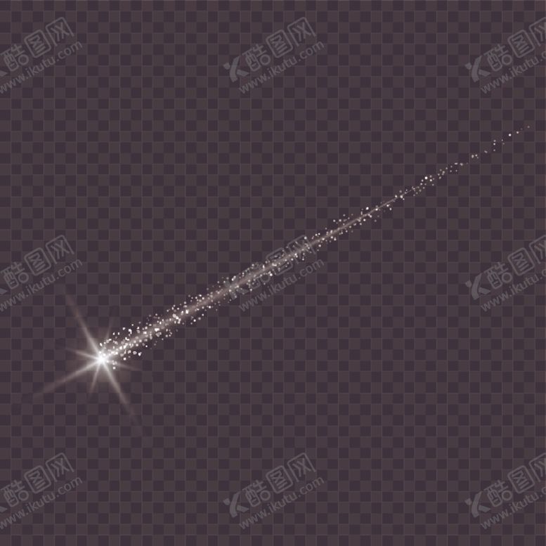 编号：18440610241019047710【酷图网】源文件下载-白色流星矢量素材