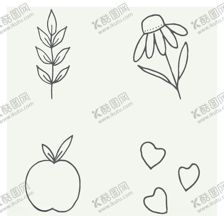 编号：33629906170022168844【酷图网】源文件下载-手绘植物