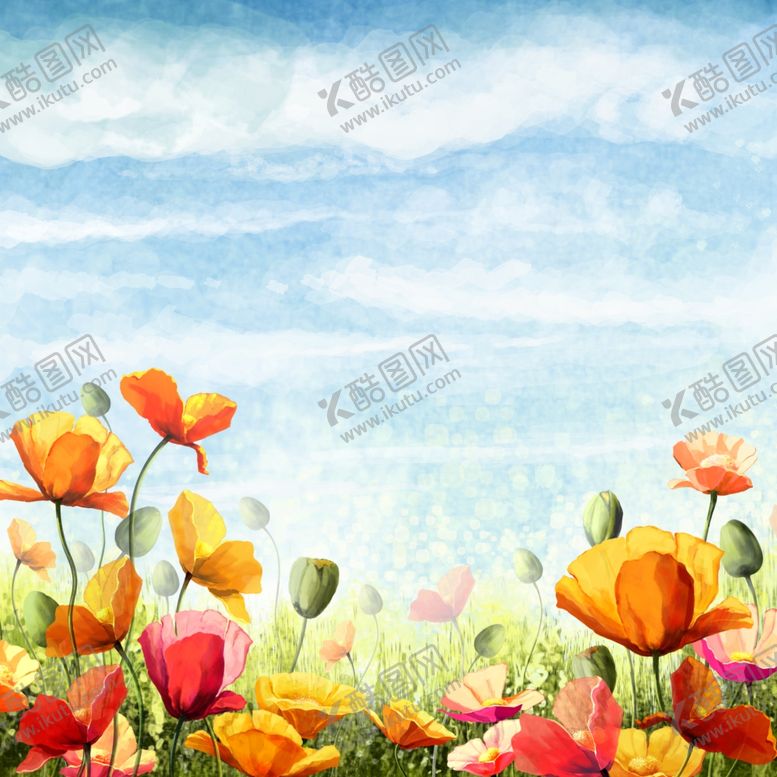 编号：41395907031942288214【酷图网】源文件下载-鲜花油画