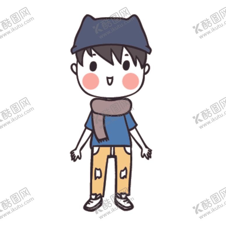 编号：85318809141844524935【酷图网】源文件下载-可爱人物形象插画