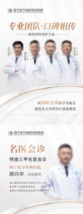 男科医师团队海报