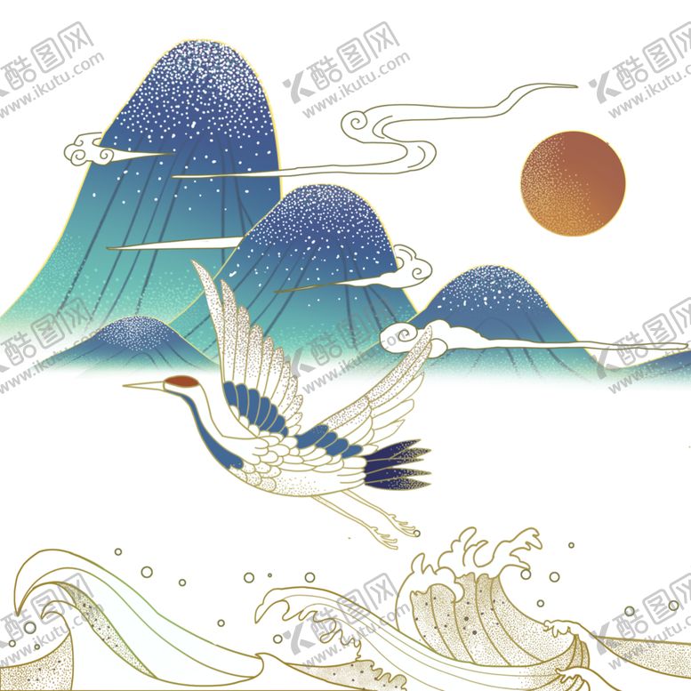 编号：72191405142052132361【酷图网】源文件下载-中国风插画