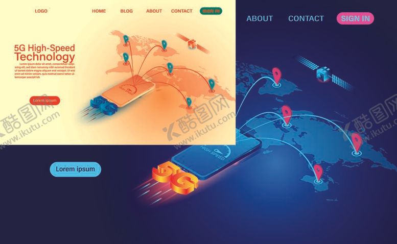 编号：62338912010551056491【酷图网】源文件下载-企业网页登录页