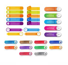 按钮卡片目录信息图