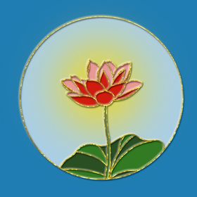 好看的荷花扇子设计图案