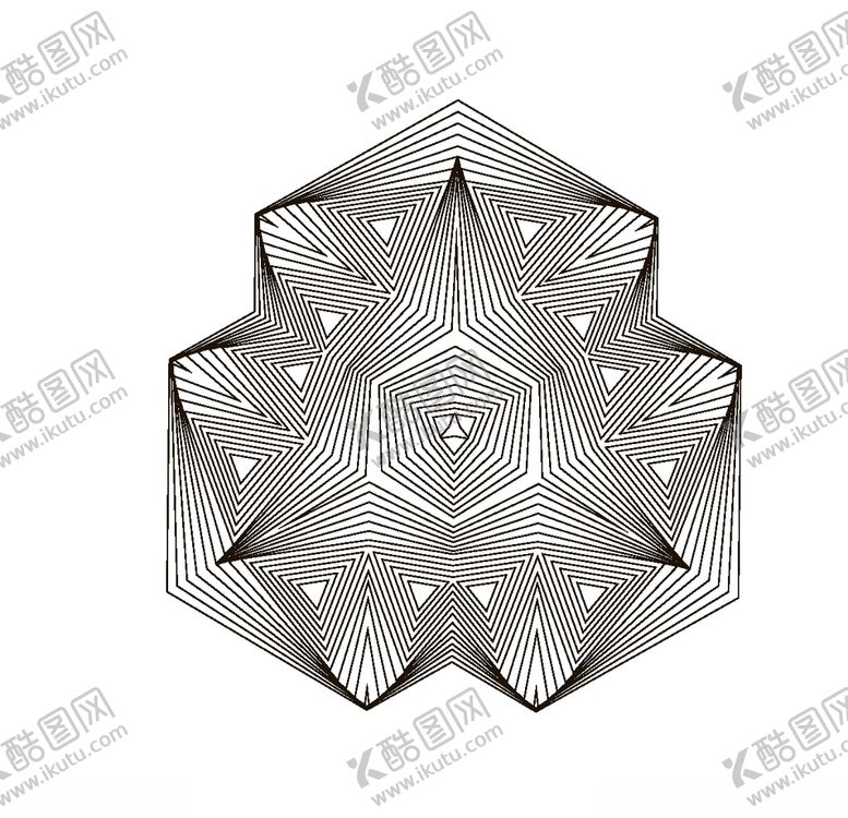 编号：94266910270113147680【酷图网】源文件下载-几何幻觉韵律线条形状
