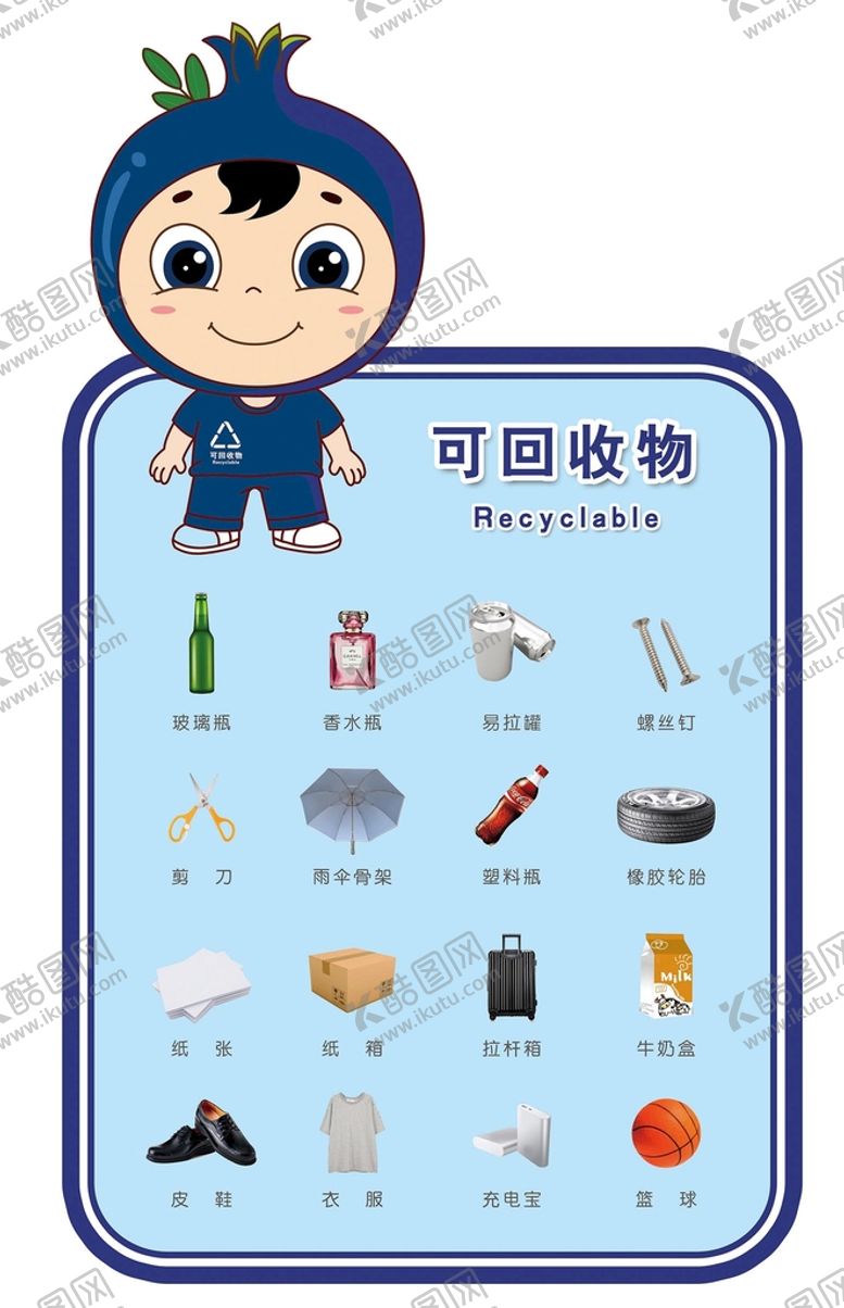 编号：27508109202328403956【酷图网】源文件下载-可回收物分类