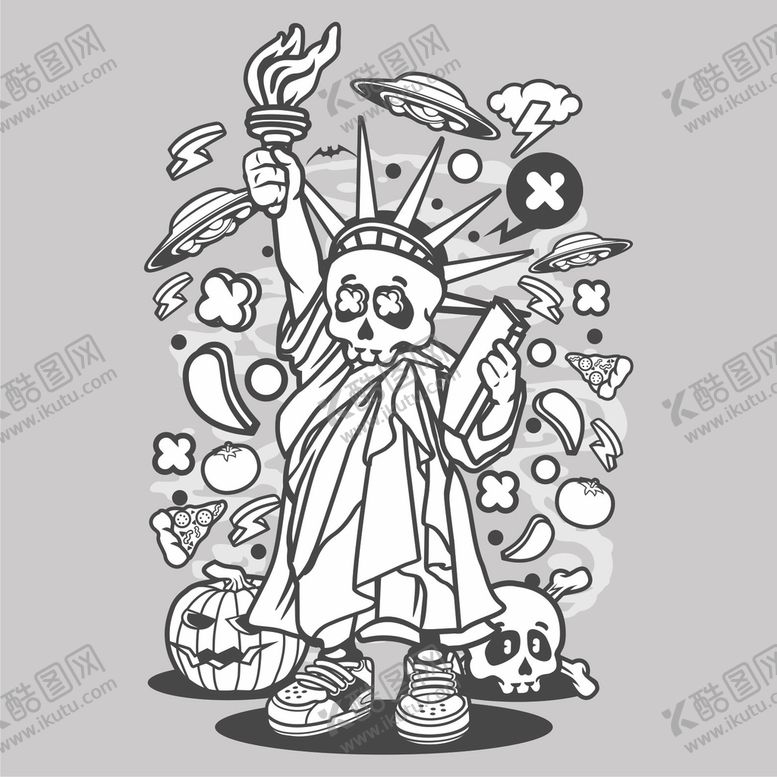 编号：78209109150308063256【酷图网】源文件下载-卡通新潮图案 