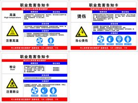 粉尘职业危害告知卡