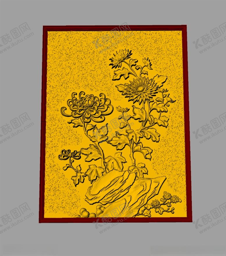 编号：44664503131810408202【酷图网】源文件下载-CAD装饰花立体画