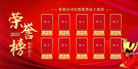 荣誉榜展示企业杰出成就