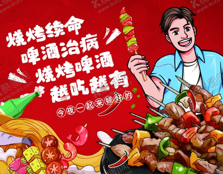 编号：29938012142328437733【酷图网】源文件下载-烧烤店墙面软装装饰画