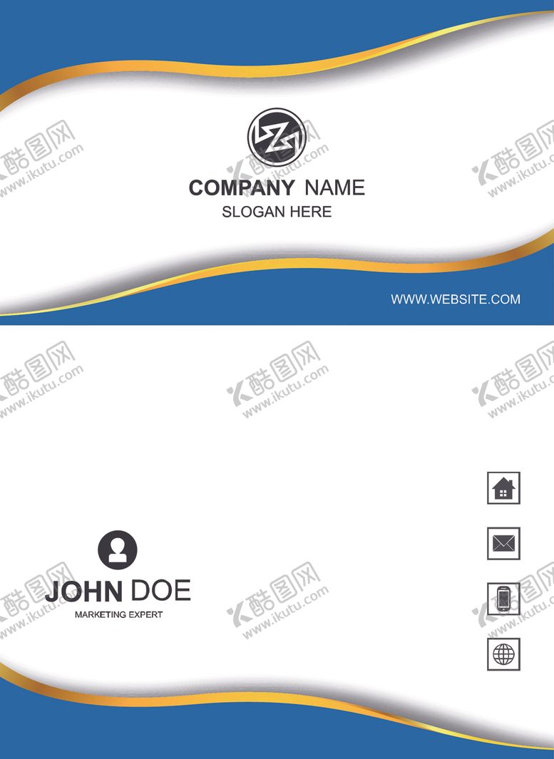 编号：36617909211928241331【酷图网】源文件下载-矢量名片模板