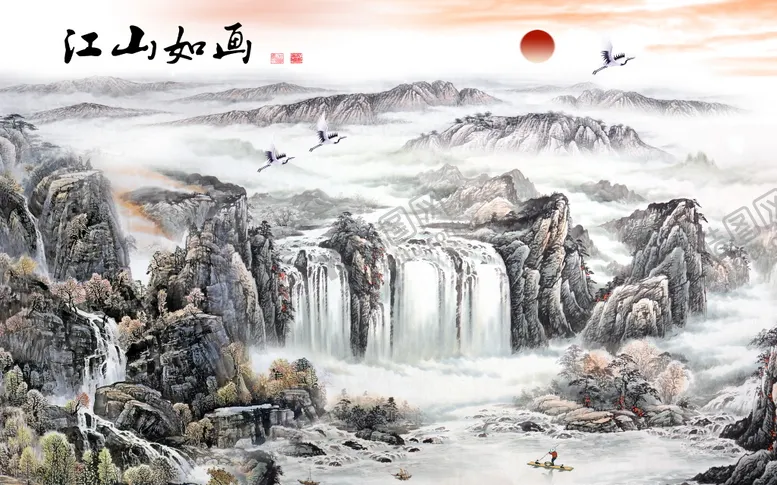 编号：70614309171701403104【酷图网】源文件下载-江山如画