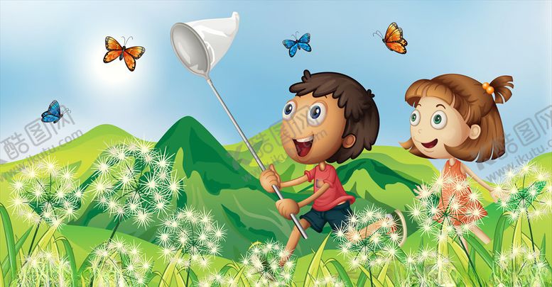 编号：80577610120841485942【酷图网】源文件下载-卡通小孩