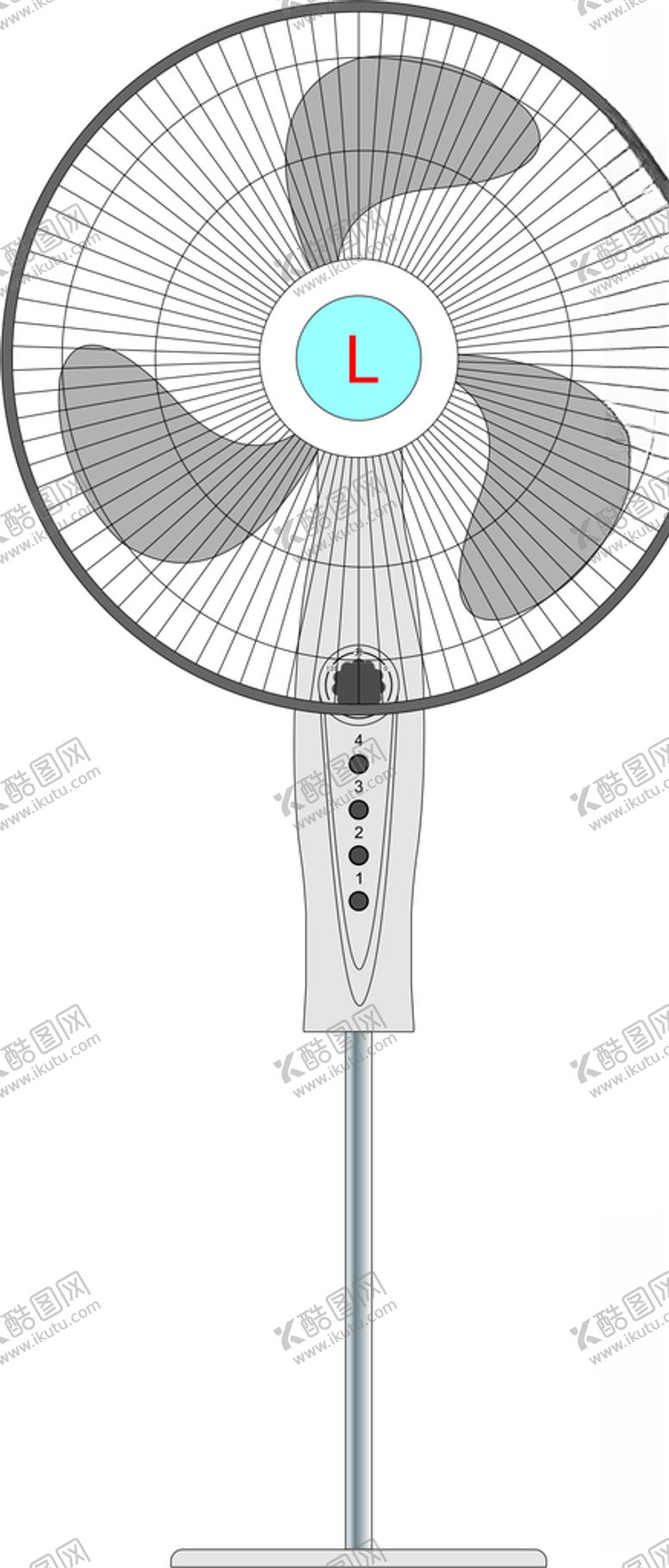 编号：55714510300354381454【酷图网】源文件下载-素材电风扇