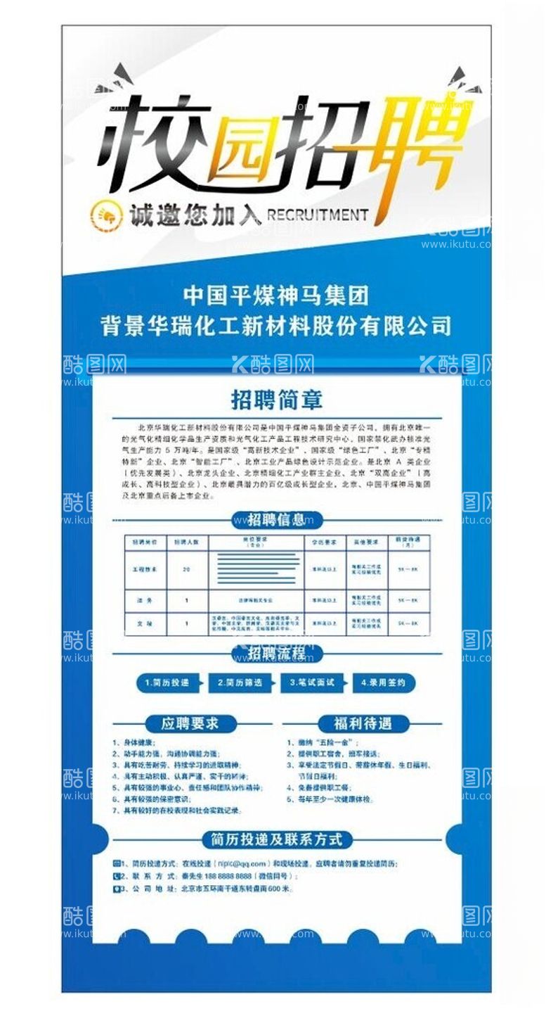 编号：11602102260541597391【酷图网】源文件下载-招聘展架